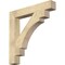 Ekena Millwork Merced Block Rough Sawn Bracket, Douglas Fir, 6"W x 42"D x 42"H BKT06X42X42MRC05RDF - alternate 1